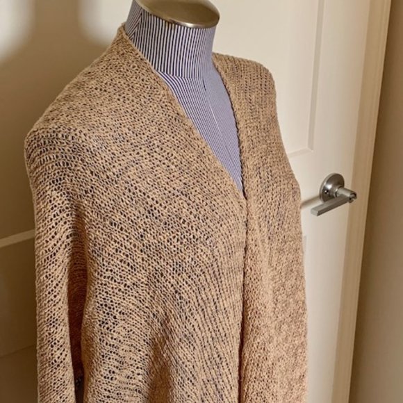 Coldwater Creek Wrap - Tan - Picture 3 of 4